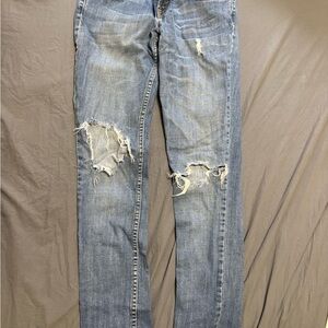 12.Levi's Medium Wash Denim Jeans